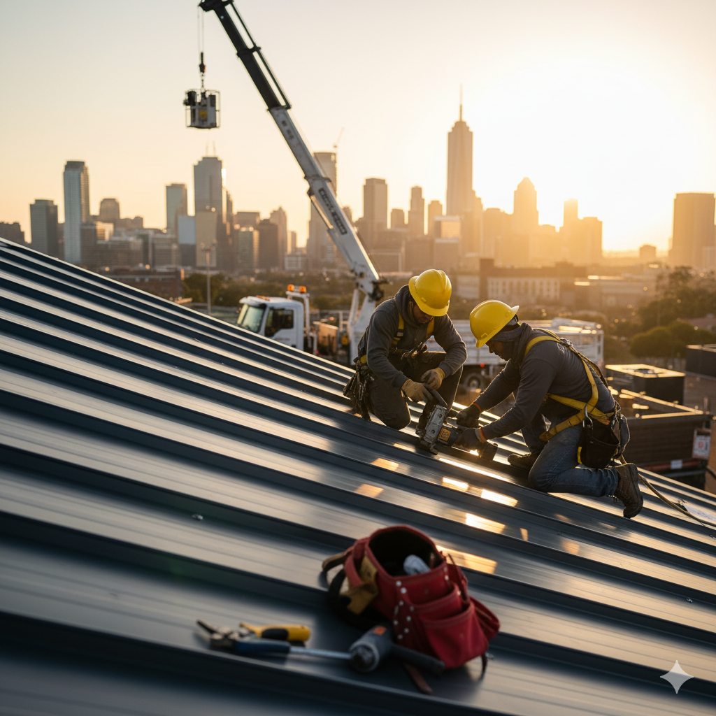 Steel Roofing Installation | Roofing Service NYC