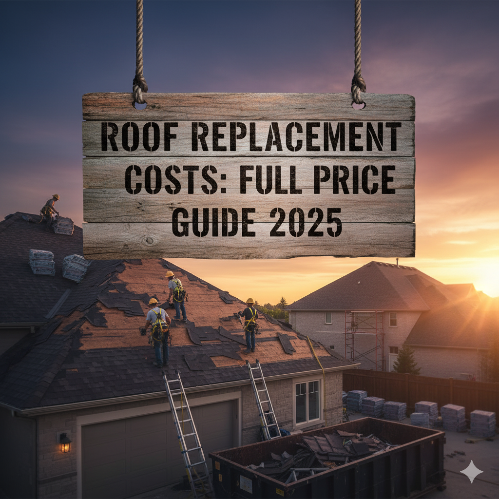 Roof Replacement Costs: Full Price Guide 2025