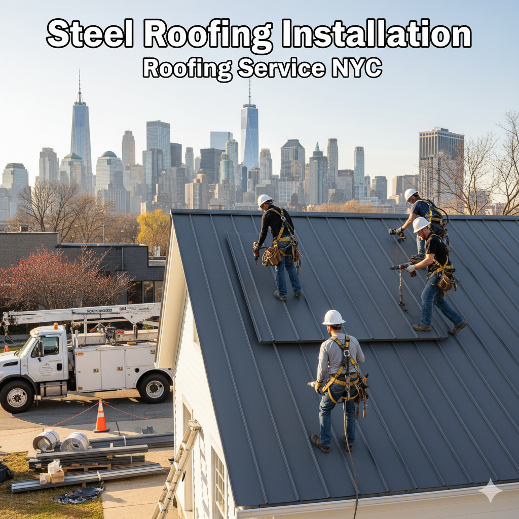 Steel Roofing Installation | Roofing Service NYC