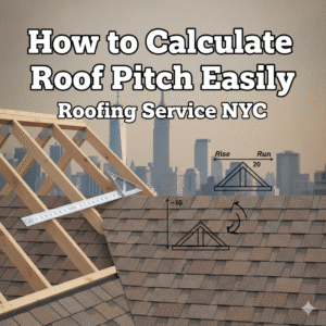 How to Calculate Roof Pitch Easily