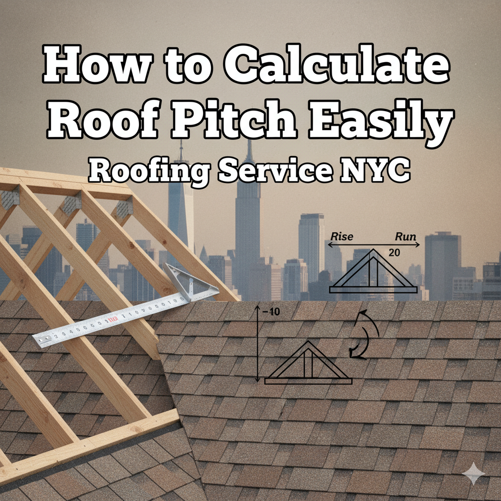 How to Calculate Roof Pitch Easily | Roofing Service NYC