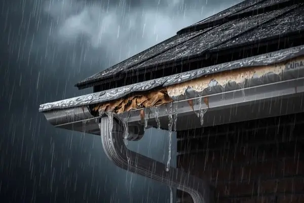 Loose or Detached Gutter Reattachment