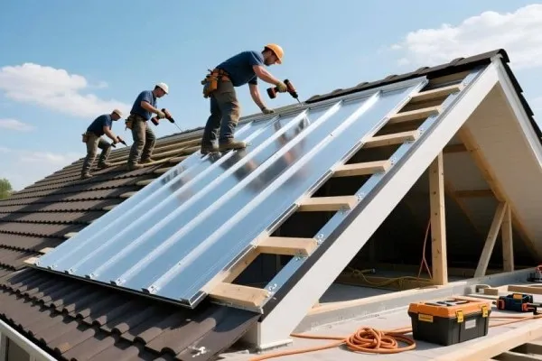 Aluminum Roof Installation